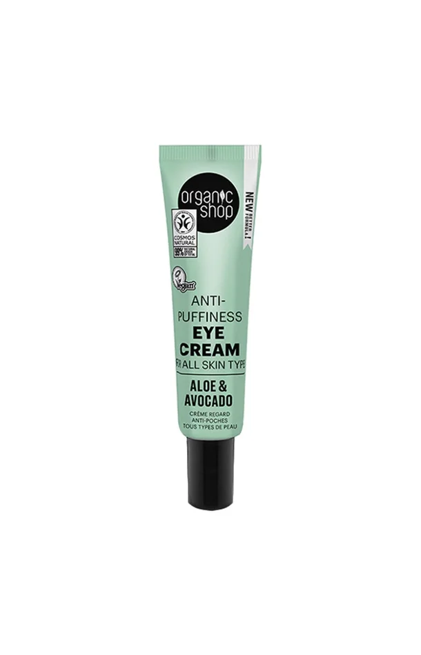 Contour des yeux anti-poches – Aloe vera & avocat – Visage
