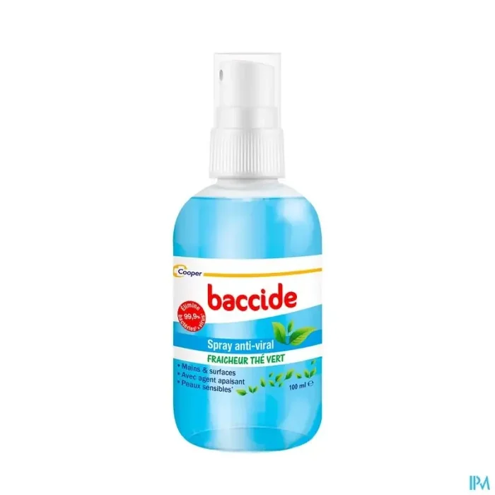Cooper baccide solution hydroalcoolique the vert 100ml