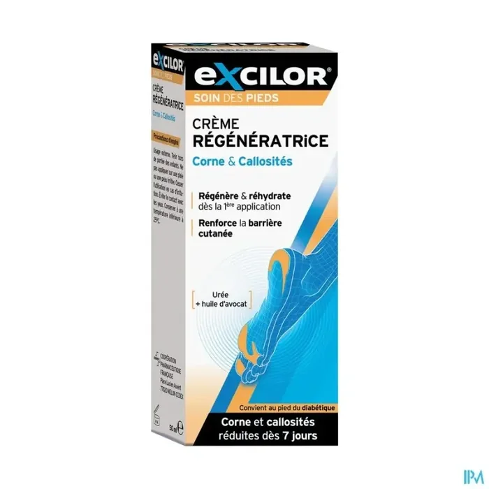 Cooper excilor crème regeneratrice corne callosites 50ml