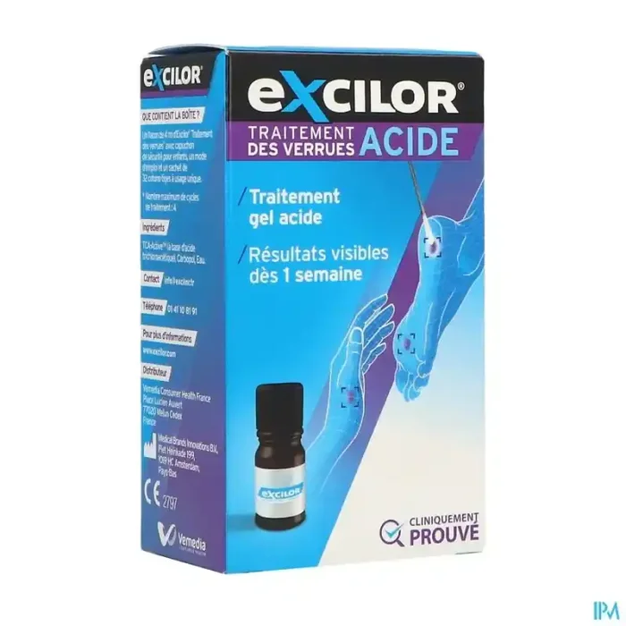 Cooper excilor traitement verrue acide 4ml