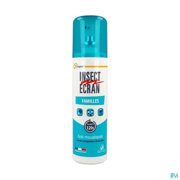 Cooper insect ecran repulsif peau famille spray 100ml