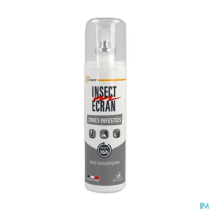 Cooper insect ecran zones infestees spray 100ml