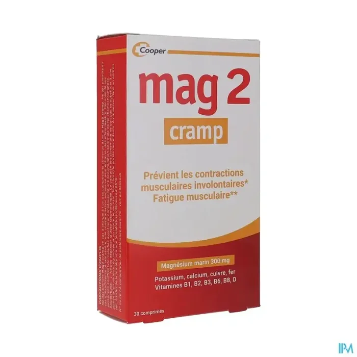 Cooper mag 2 cramp comprime 30