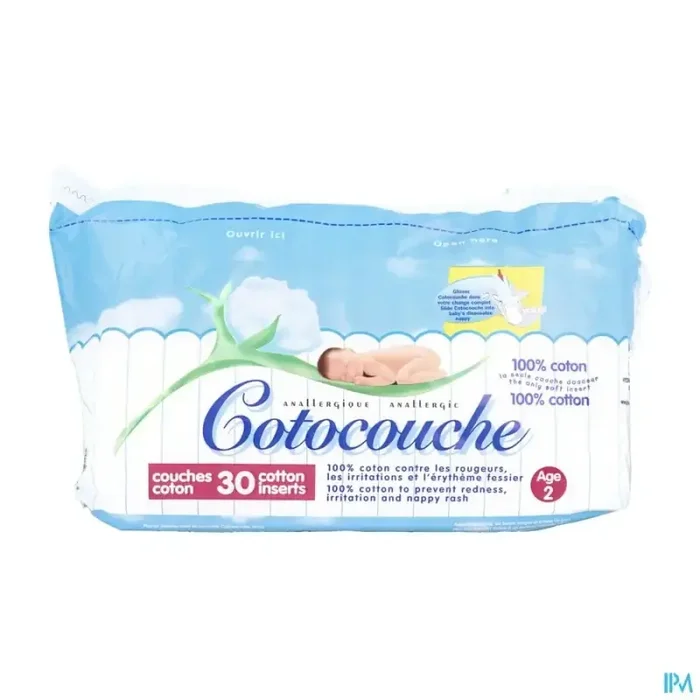 Cotocouche couche pour bébé 2ème age sachet 30