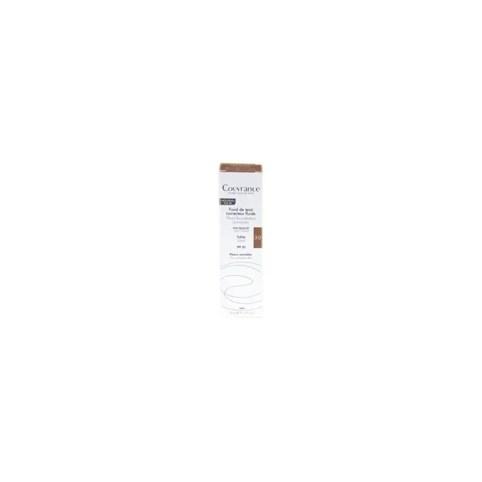 COUVRANCE FOND DE TEINT CORRECTEUR FLUIDE 3.0 SABLE 30ML AVENE