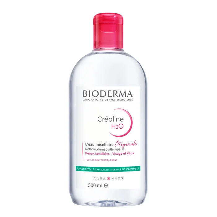 Cr&eacute;aline H2o – L’Eau Micellaire Original D&eacute;maquillante 500 ml