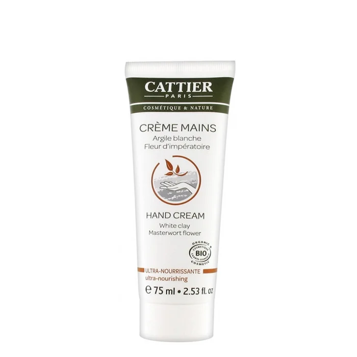 Cr&egrave;me Mains Ultra-Nourissante – Argile Blanche & Fleur d’Imp&eacute;ratrice 75 ml