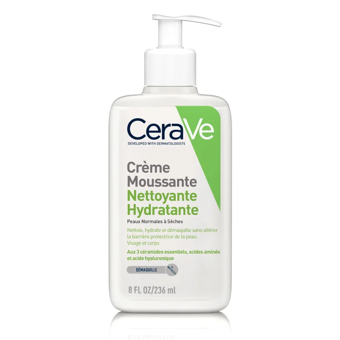 Cr&egrave;me Moussante – Nettoyante, Hydratante 236 ml