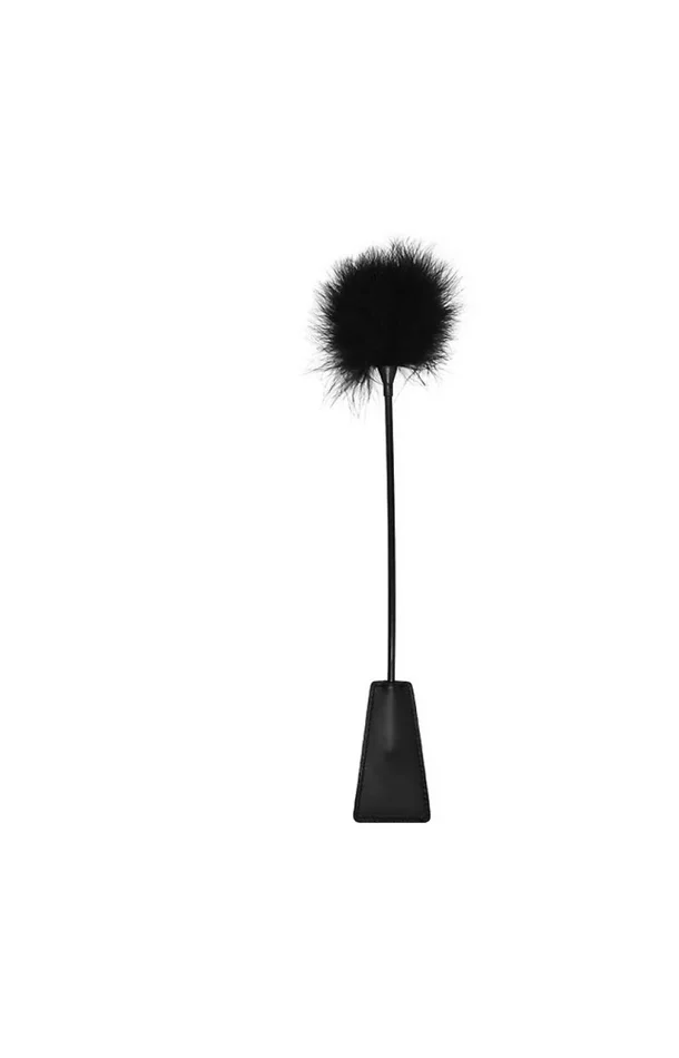 Cravache à plumes – Noir