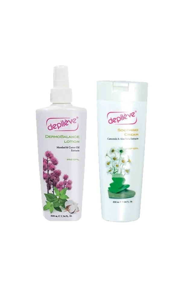 Crème & lotion apaisantes pré & post-épilation – Corps