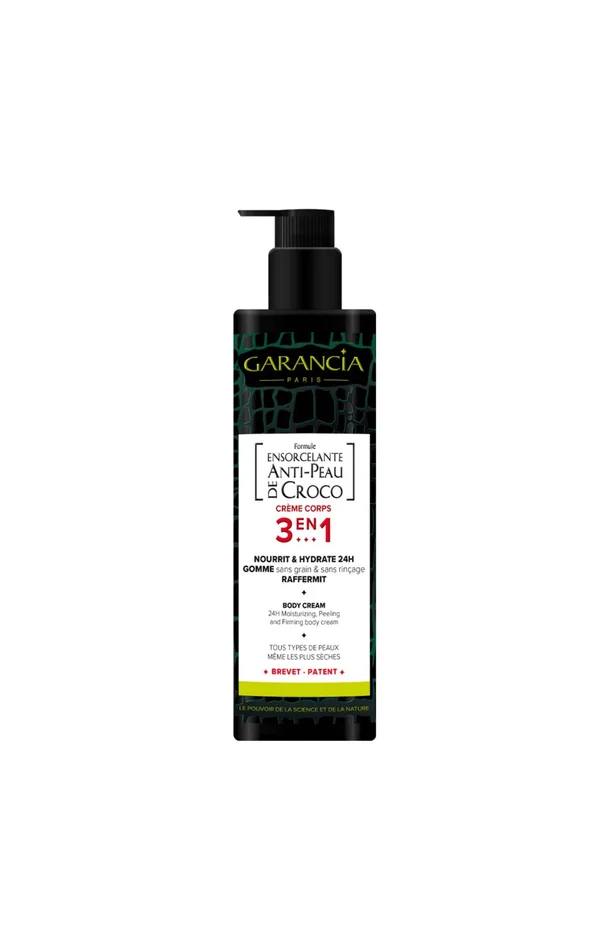 Crème anti-peau de croco 3-en-1 – Formule Ensorcelante – Corps – 400 ml