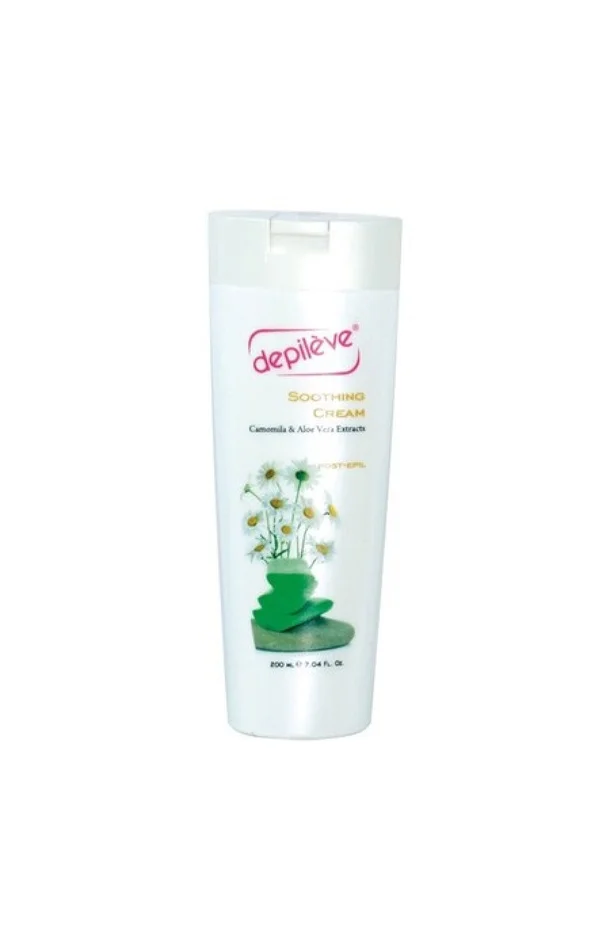 Crème apaisante post-épilation – Camomille & aloe vera – 200 ml