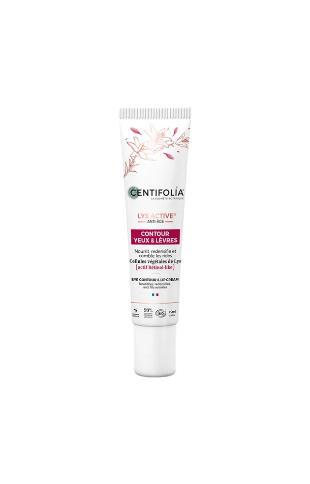 Crème contour des yeux & lèvres anti-âge bio – Lys & rétinol – Peaux matures