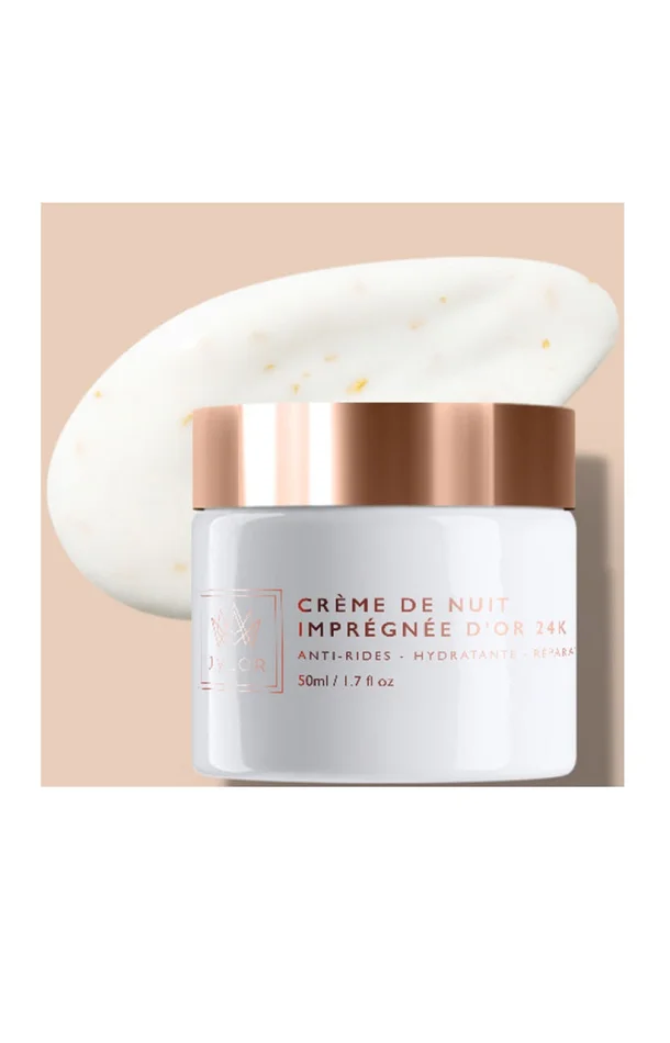 Crème de nuit anti-âge – Or 24k – Visage – 50 ml