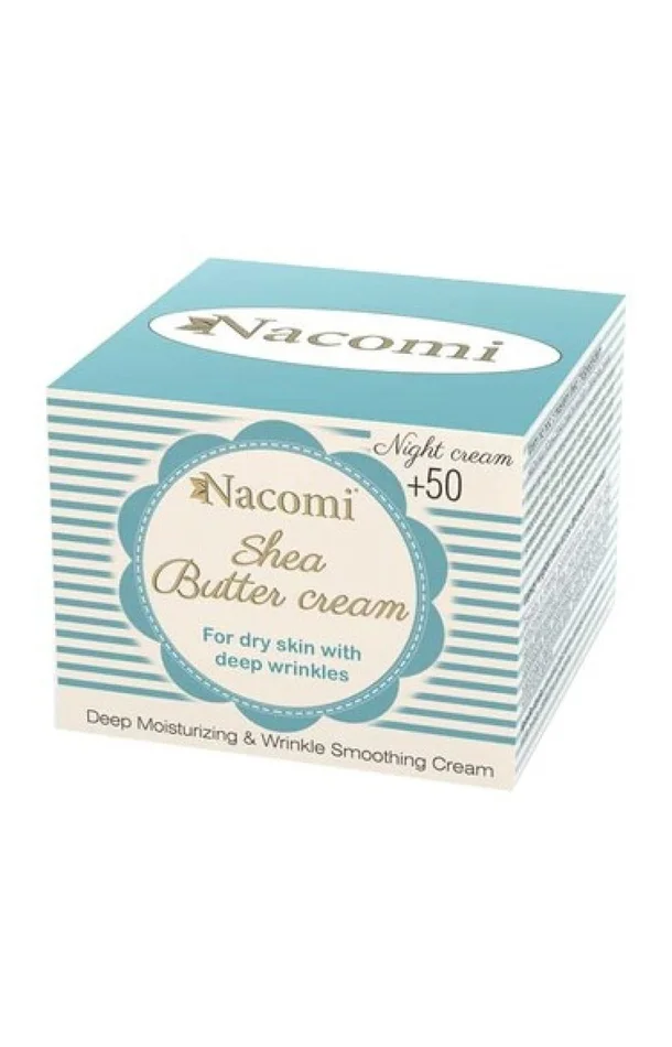 Crème de nuit hydratante – Beurre de karité – Peaux normales à sèches 50 ans +