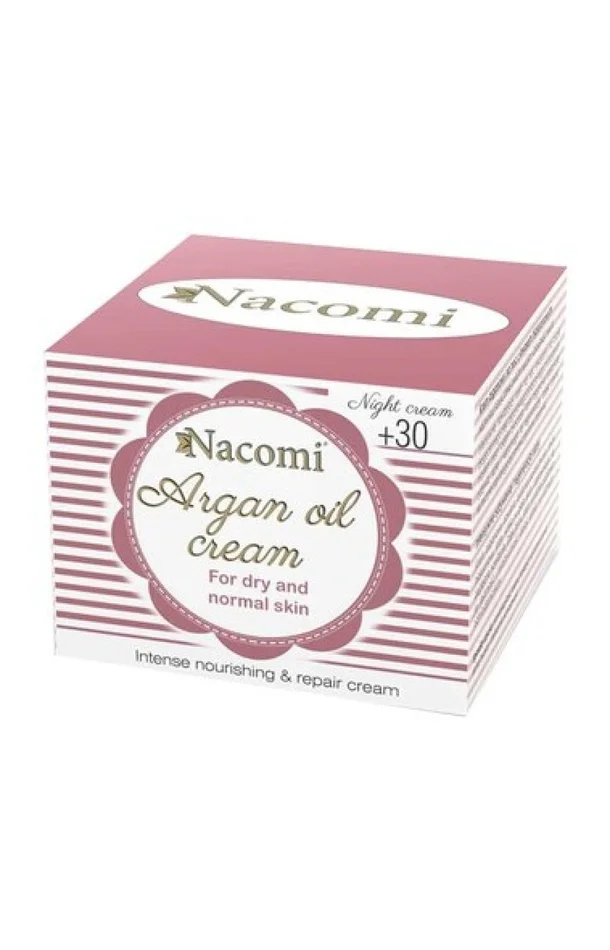 Crème de nuit nourrissante – Huile d’argan – Peaux normales à sèches 30 ans et +