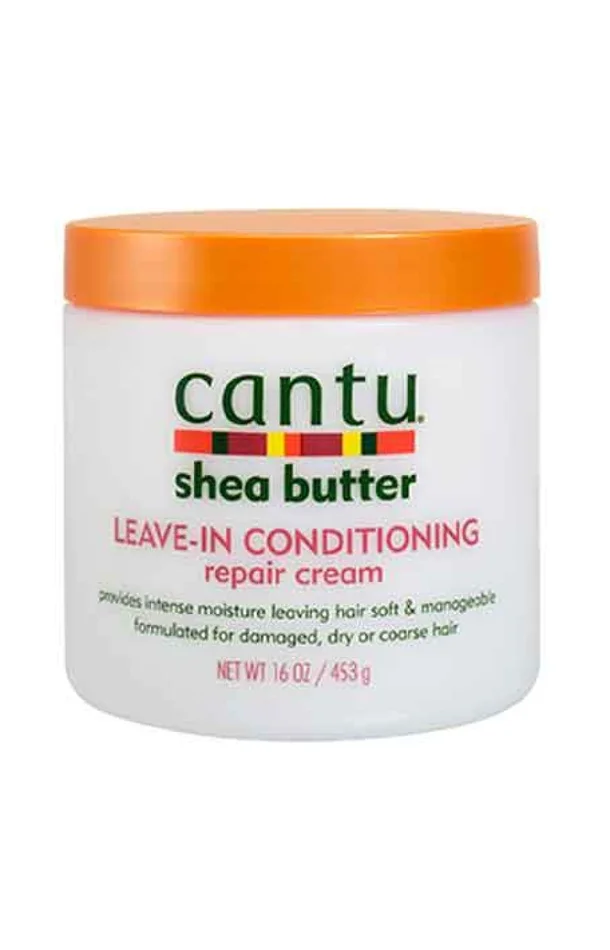 Crème hydratante & réparatrice sans rinçage – Beurre de karité – Cheveux abîmés, secs & rêches – 453 g