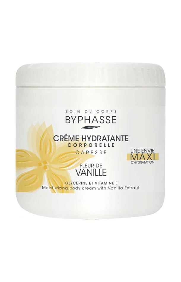 Crème hydratante au beurre de karité – Vanille – Corps – 500 ml