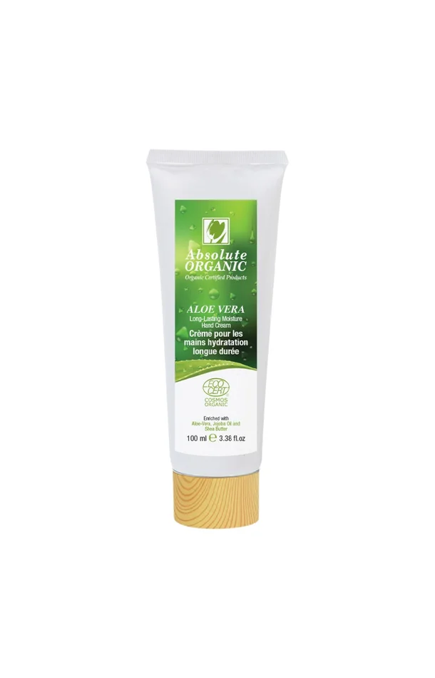 Crème hydratante bio – Aloe vera – Mains – 100 ml