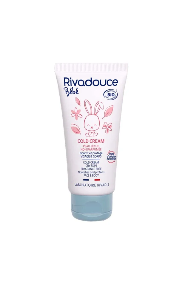 Crème hydratante bio – Cold Cream – Bébé – Visage & corps – 50 ml