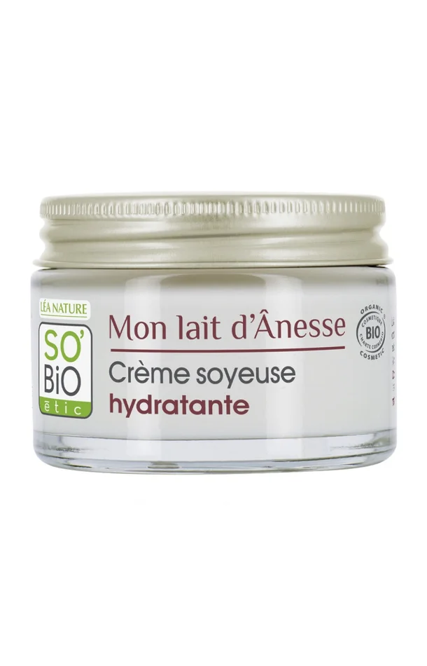Crème hydratante bio – Lait d’ânesse – Tous types de peaux