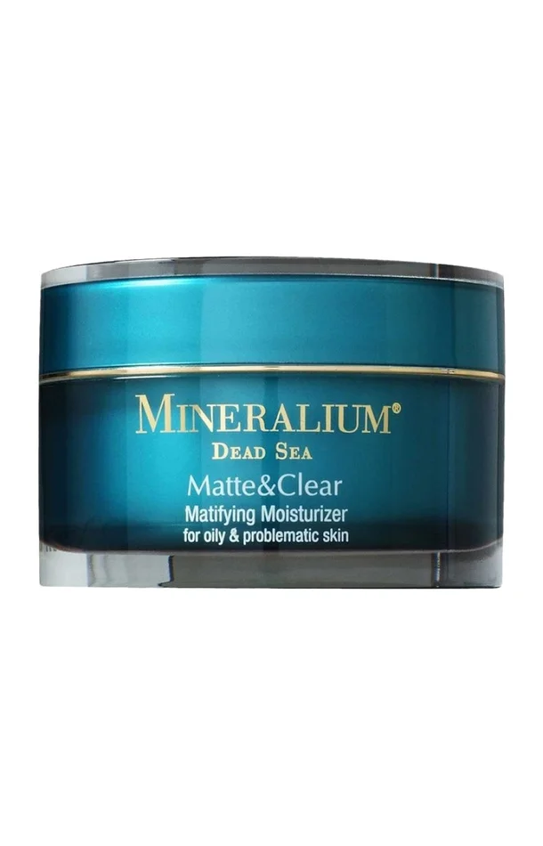 Crème hydratante matifiante – Matte & clear – Minéraux de la mer Morte – Peaux grasses à problèmes