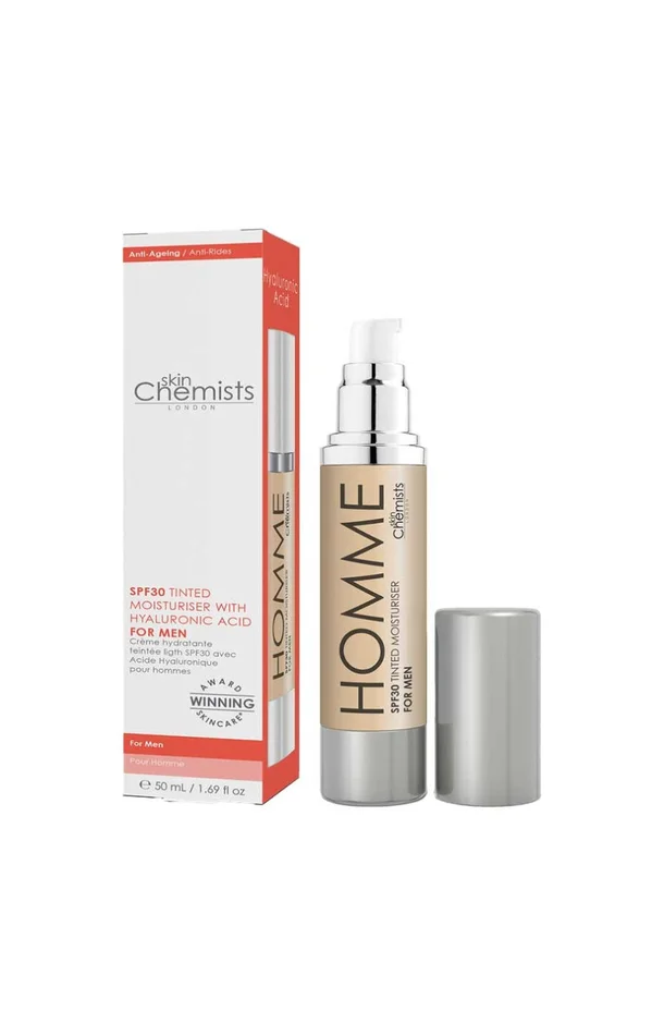 Crème hydratante teintée – SPF30 claire – Homme – 50 ml