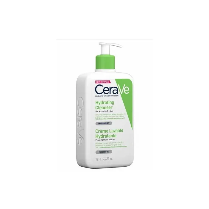 CREME LAVANTE HYDRATANTE PEAUX NORMALES à SECHES 473ML CERA VE