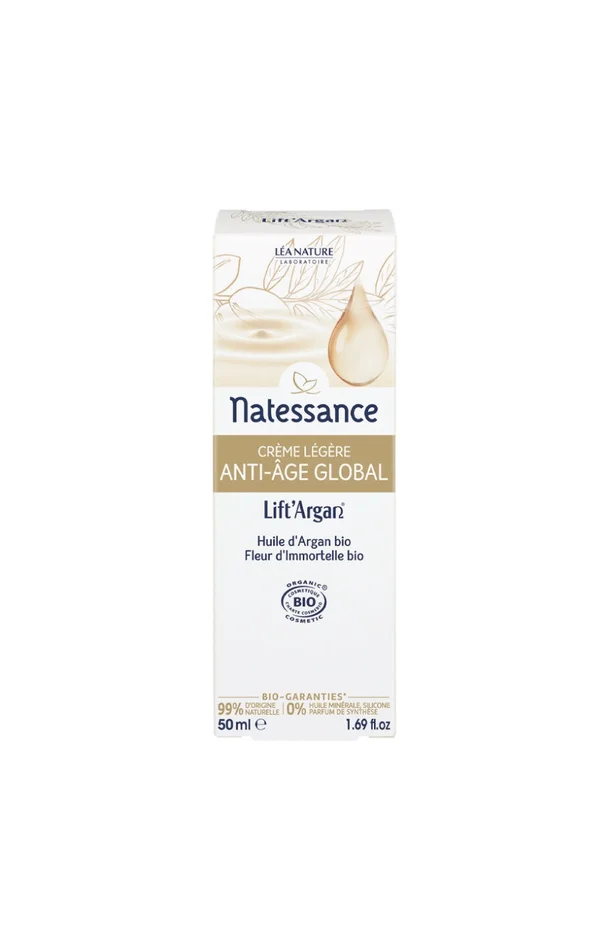 Crème légère anti-âge bio – Lift’Argan