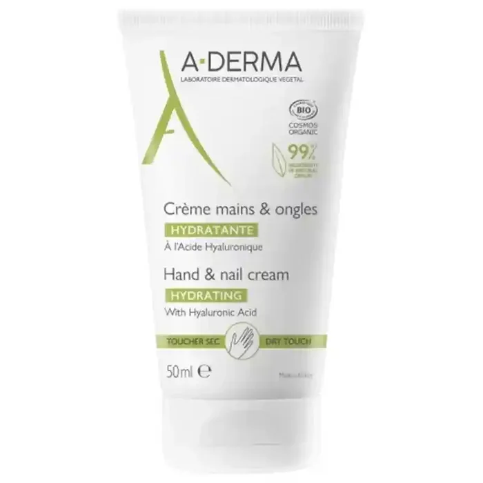 CREME MAINS & ONGLES HYDRATANTE BIO 50ML A-DERMA