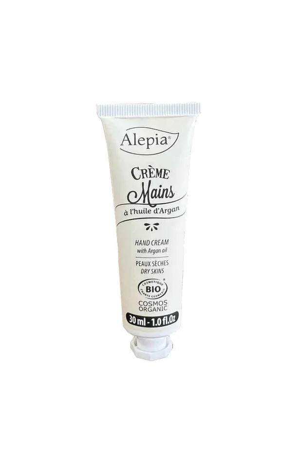 Crème mains bio – Huile d’argan – Peaux sèches – 30 ml