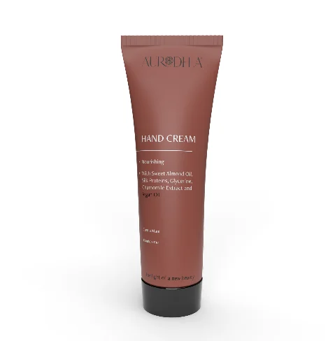 Crème mains bio à base d’huile d’argan, protéines de soie et glycérine – 75 ml