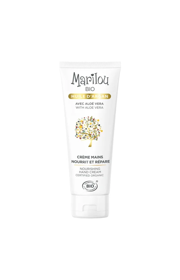 Crème nourrissante & réparatrice bio – Huile d’argan – Mains – 75 ml