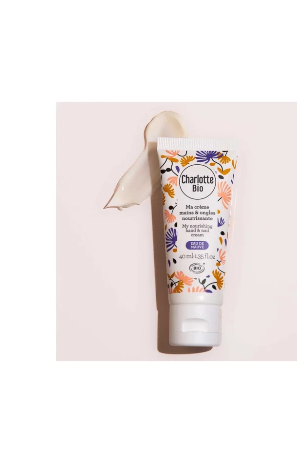 Crème nourrissante bio – Eau de mauve – Mains & ongles – 40 ml