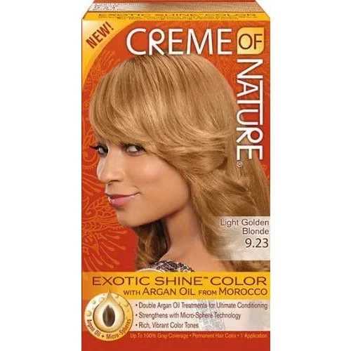 CREME OF NATURE ARGAN ≡ Light Golden Blonde N°9.23