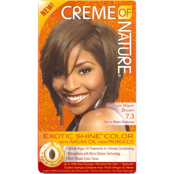CREME OF NATURE ARGAN ≡ Medium Warm Brown N°7.3