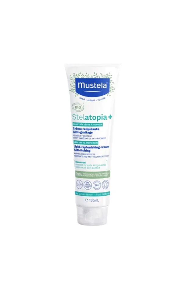 Crème relipidante bio – Anti grattage – 150 ml