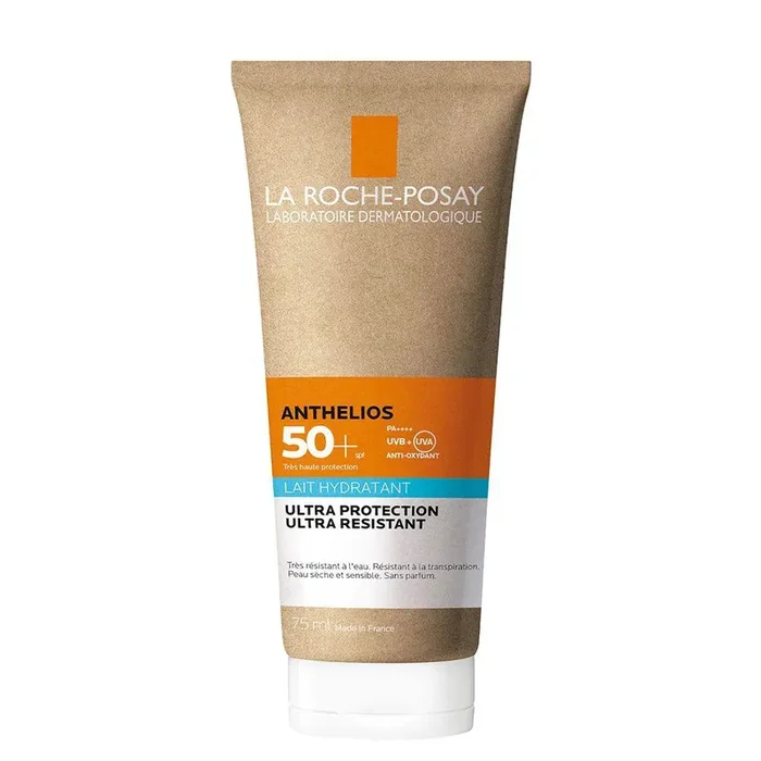 Crème solaire en Lait Hydratant Corps spf50+ Sans Parfum 75ml Anthelios la-roche-posay
