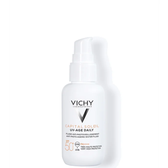 Crème solaire invisible enrichie en niacinamide UV-Age Daily Capital Soleil SPF 50+ VICHY 40 ml