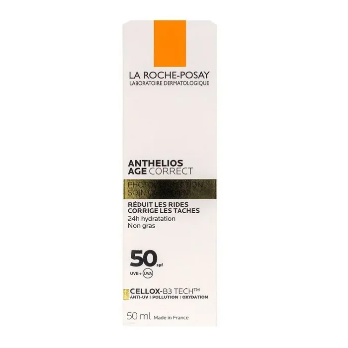 Crème solaire spf50 anti-taches et anti-rides Anthelios Age Correct 50 mL La Roche Posay