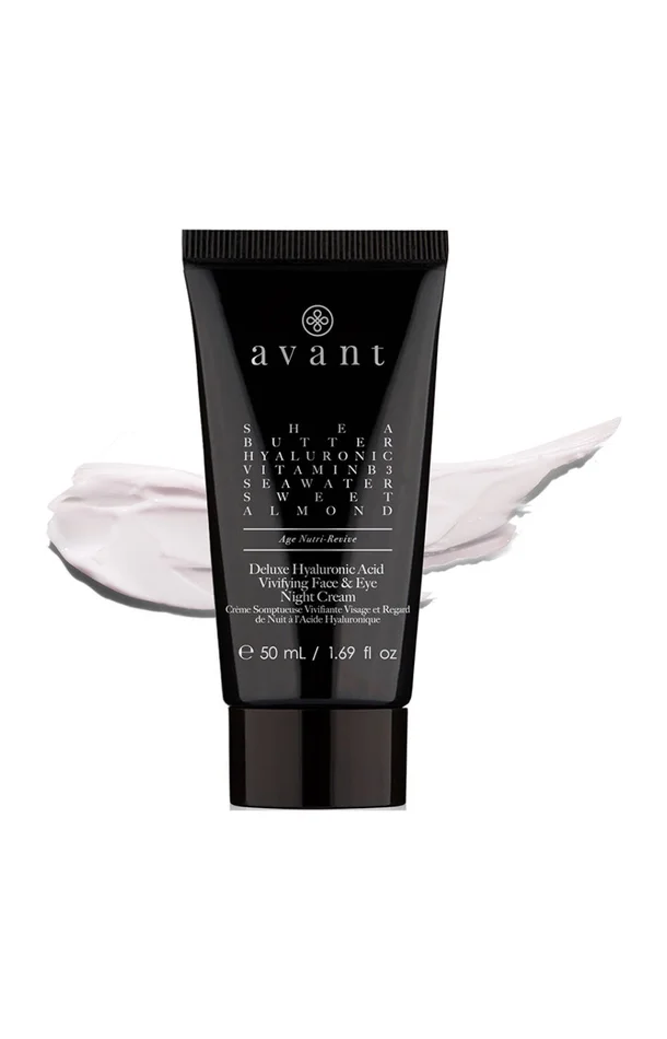 Crème vivifiante de nuit – Acide hyaluronique – Visage & yeux – 50 ml