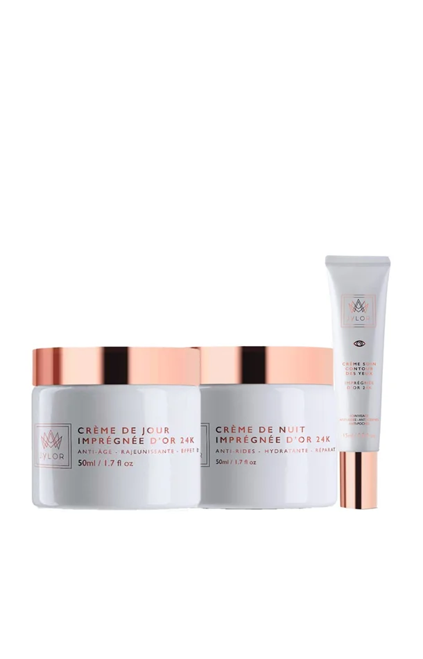 Crèmes anti-âge & Crème contour des yeux repulpante – Or 24k – Visage