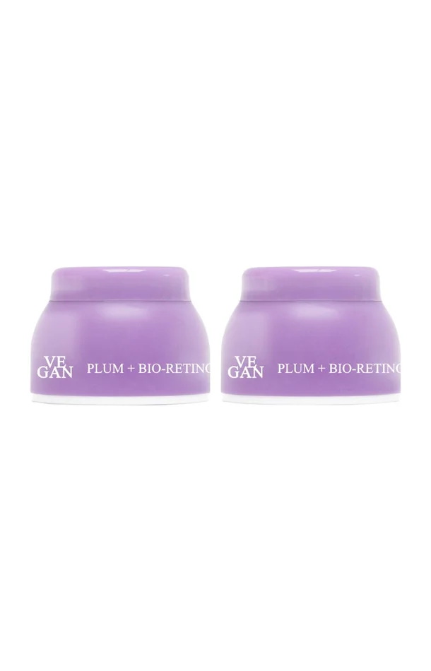 Crèmes contours des yeux anti-âge – Prune & rétinol bio – Peaux sensibles – 2 x