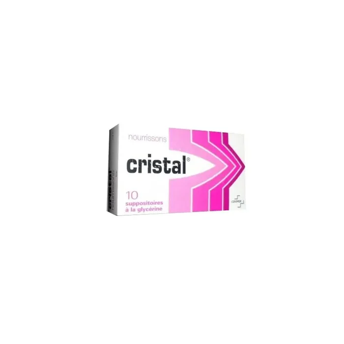 CRISTAL SUPPOSITOIRES GLYCERINE NOURRISSONS COOPER