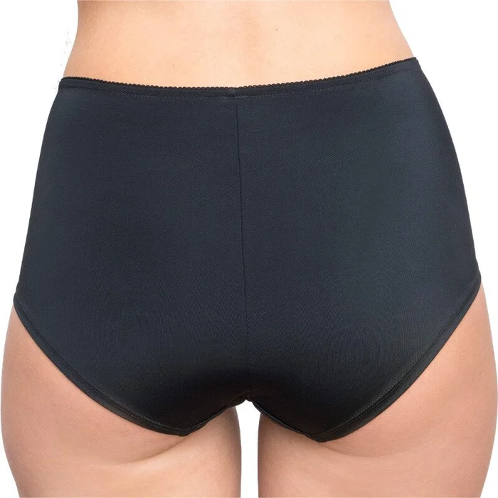Culotte à dentelle taille haute – Tilia – Noir