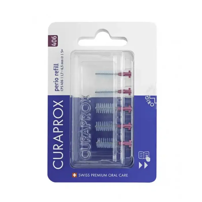 Curaprox brosses interdentaires CPS 406 perio Recharge