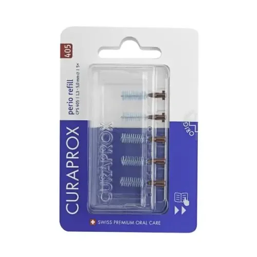 Curaprox RECHARGES BROSSETTES INTERDENTAIRES PERIO TAILLE 405 X5
