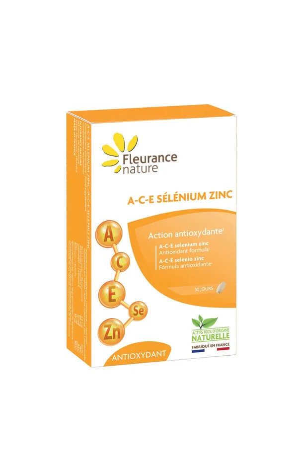 Cure antioxydante & anti-âge – A-C-E sélénium zinc – Visage – 1 mois
