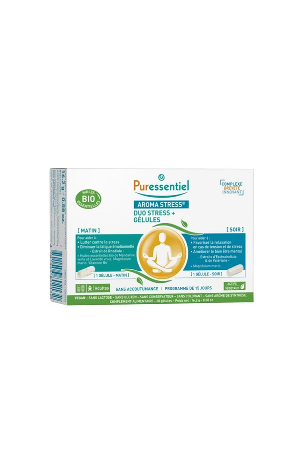 Cure bien-être mental – Gélules Duo Stress+ – 15 jours