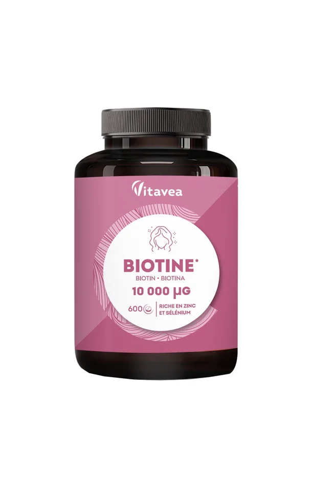 Cure cheveux & ongles – Biotine hautement concentrée – 600 comprimés
